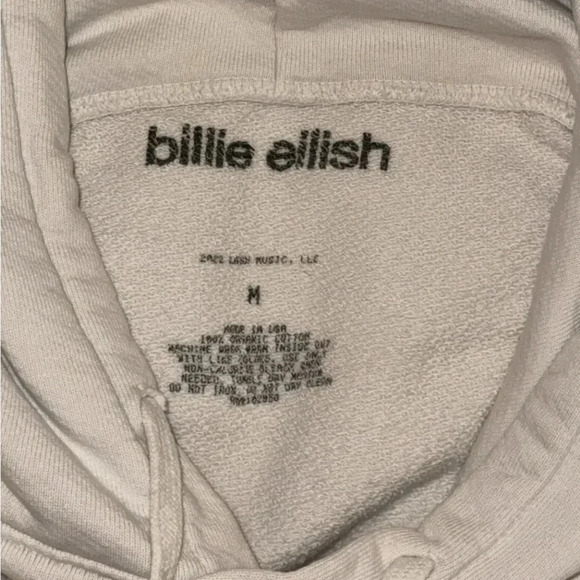 Billie Eilish THE WORLD TOUR Authentic Concert Hoodie Sweatshirt Adult Unisex M - Picture 7 of 14